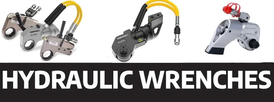 Hydraulic wrenches of various brands